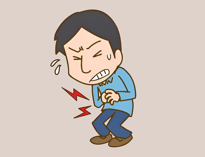 복통이-있는-남성