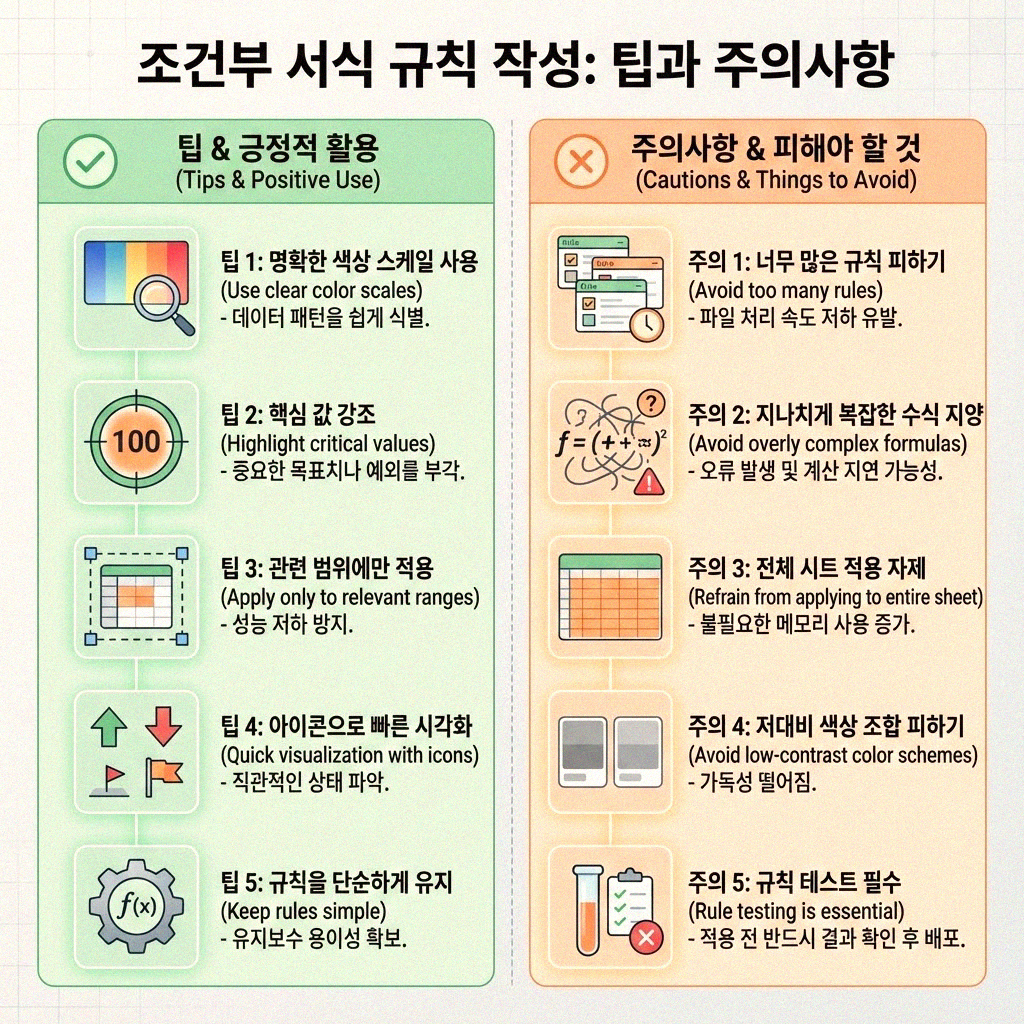 엑셀 조건부 서식 규칙 어렵지 않아요! 똑똑하게 활용하는 법