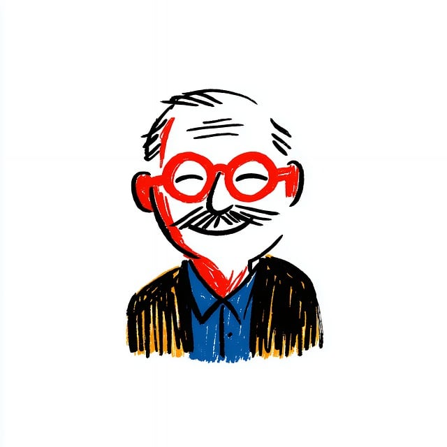 할아버지 일러스트