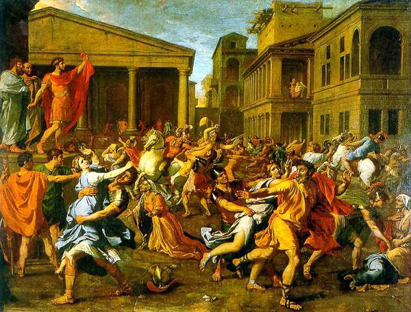 사비니 여인들의 강탈-니콜라푸생
