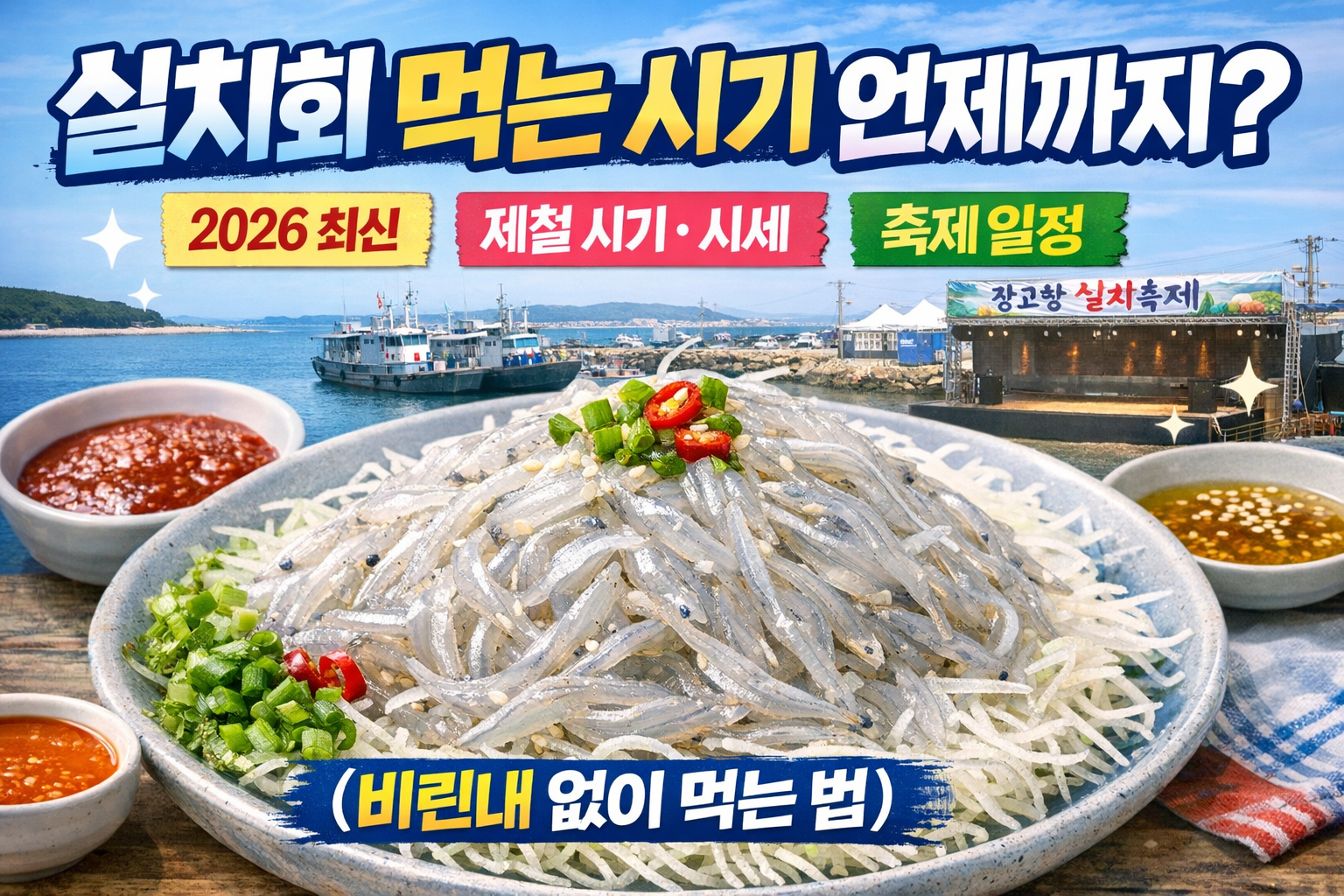 장고항 실치 제철 봄 제철음식 실치회 먹는시기