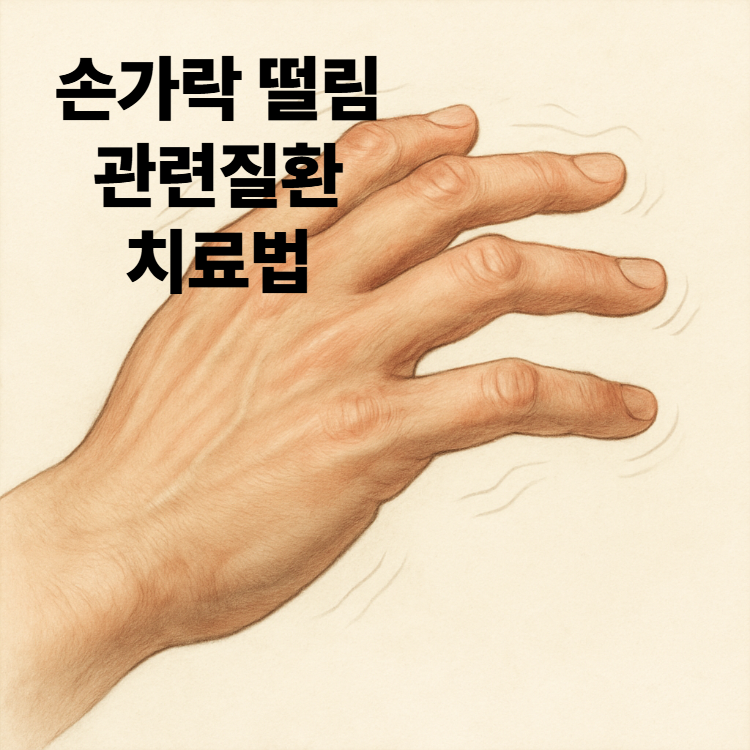 손가락 떨림 이유 관련질환 치료법