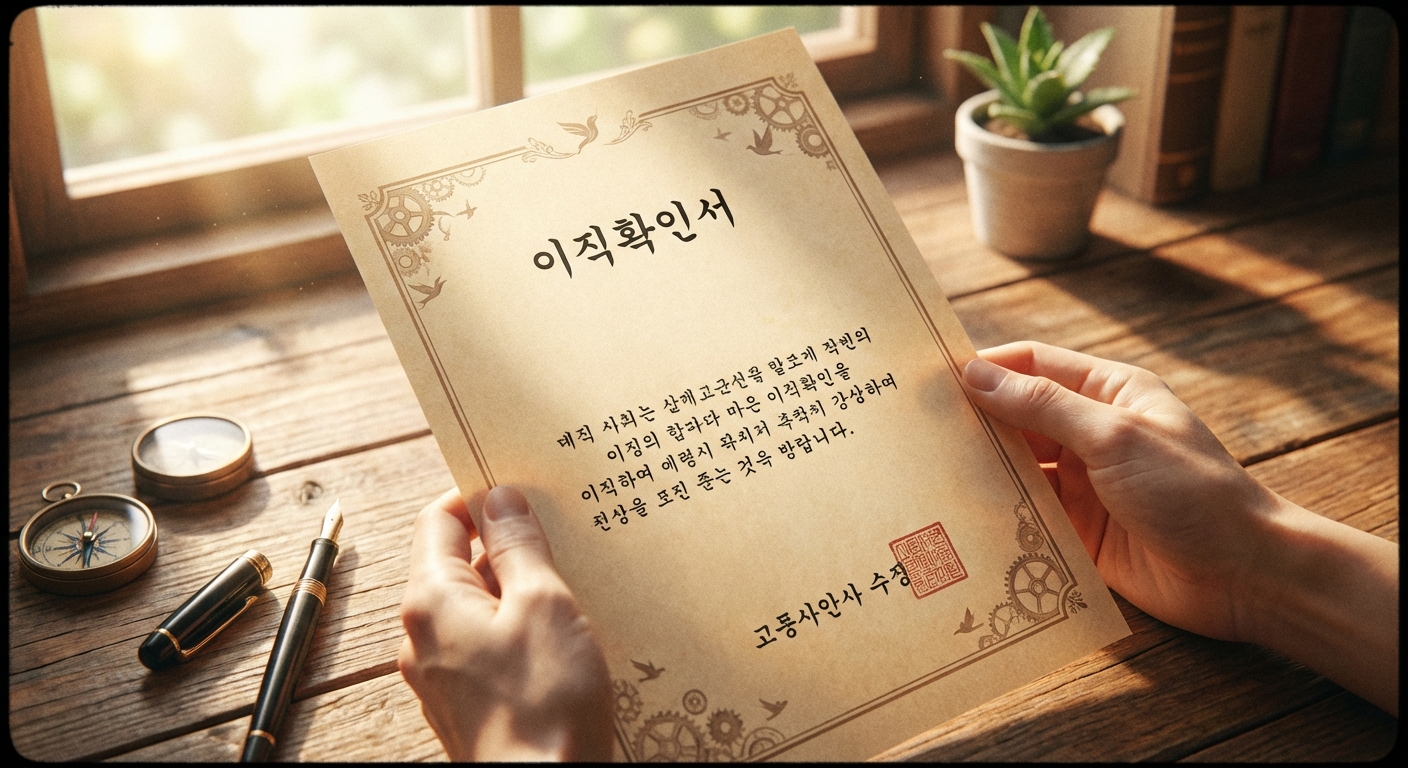 실업급여 이직확인서