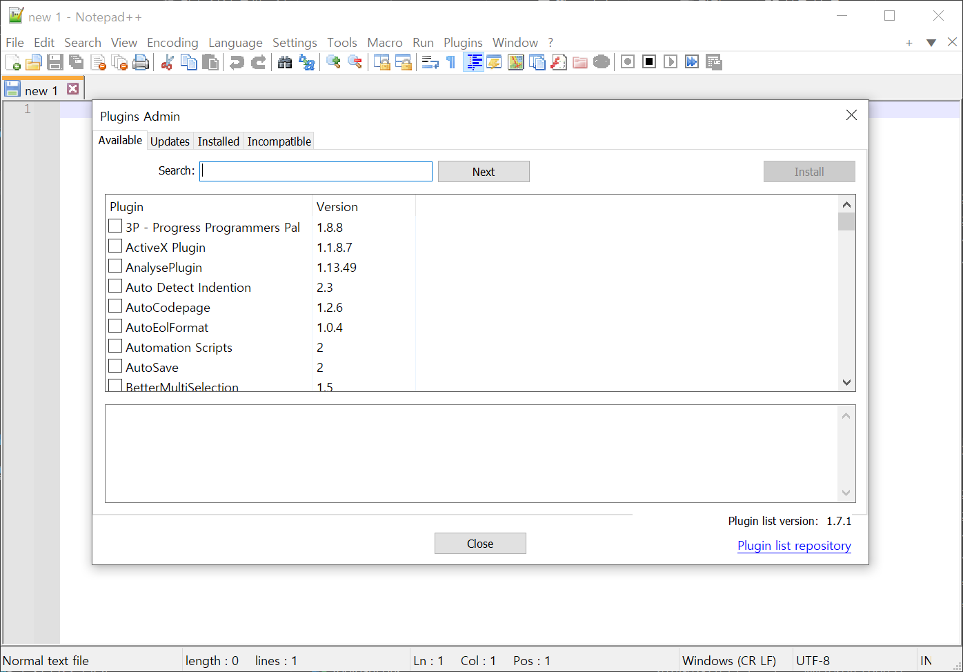 노트패드++(Notepad++) 주요 기능 - 확장 가능한 플러그인