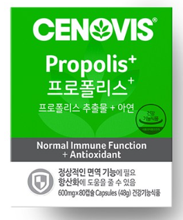 세노비스 프로폴리스+ 아연 48g, 80정, 1개