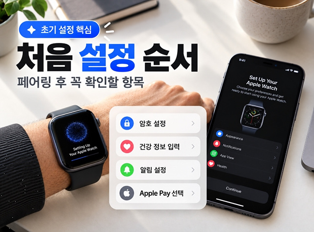 애플워치 페어링 방법 2026