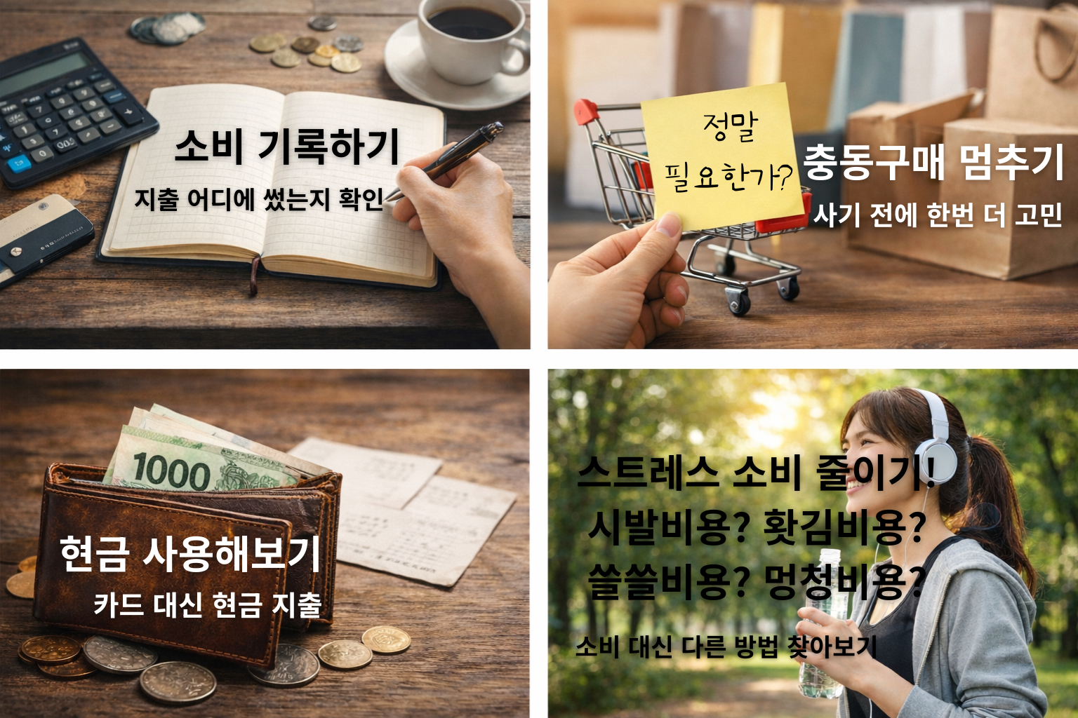 지출 줄이는 습관