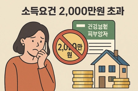 피부양자 자격상실 재산