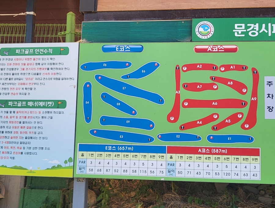 경상북도 문경시 문경파크골프장 (영강천변파크골프장) 소개