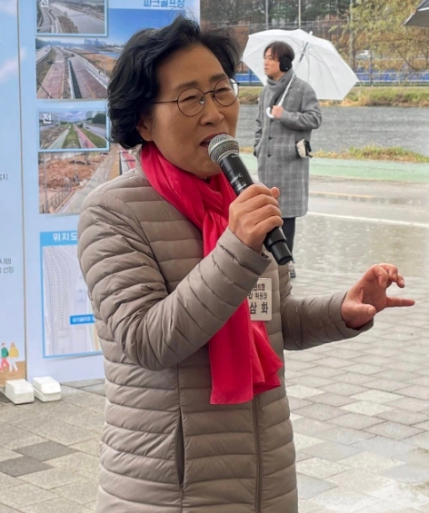 국민의힘 김삼화 중랑갑 지역구 후보 총선 상황