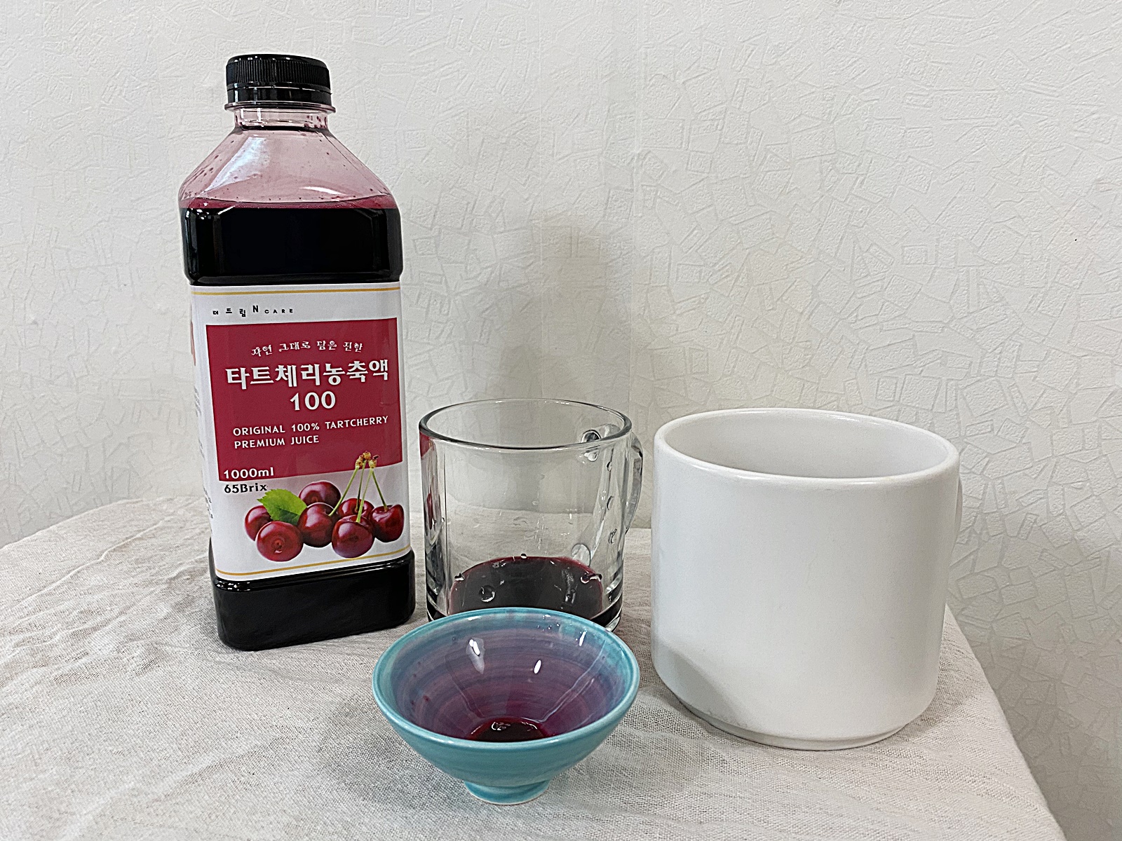 체리 주스 준비