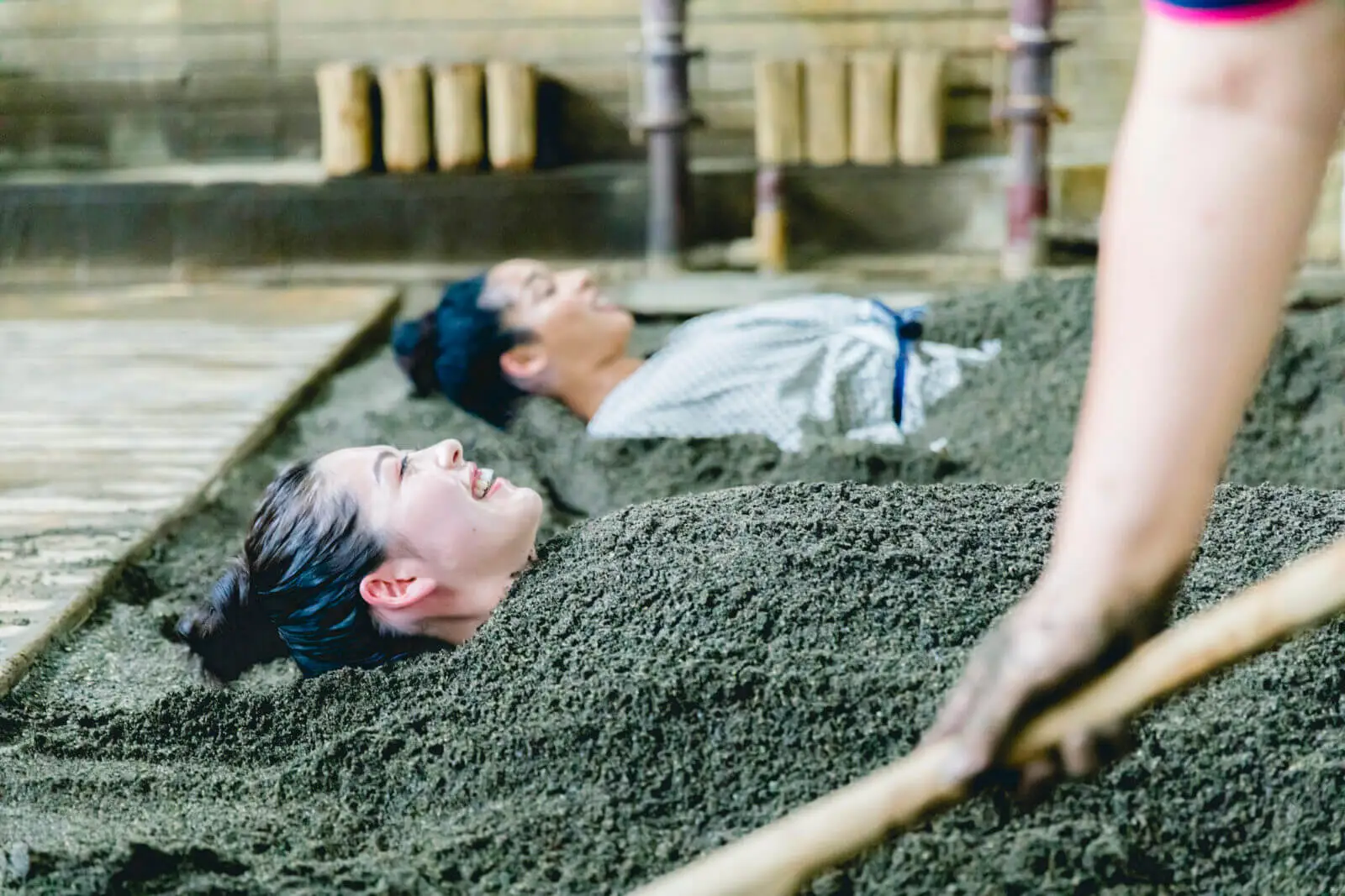 타케가와라 온천 (모래찜질 체험)