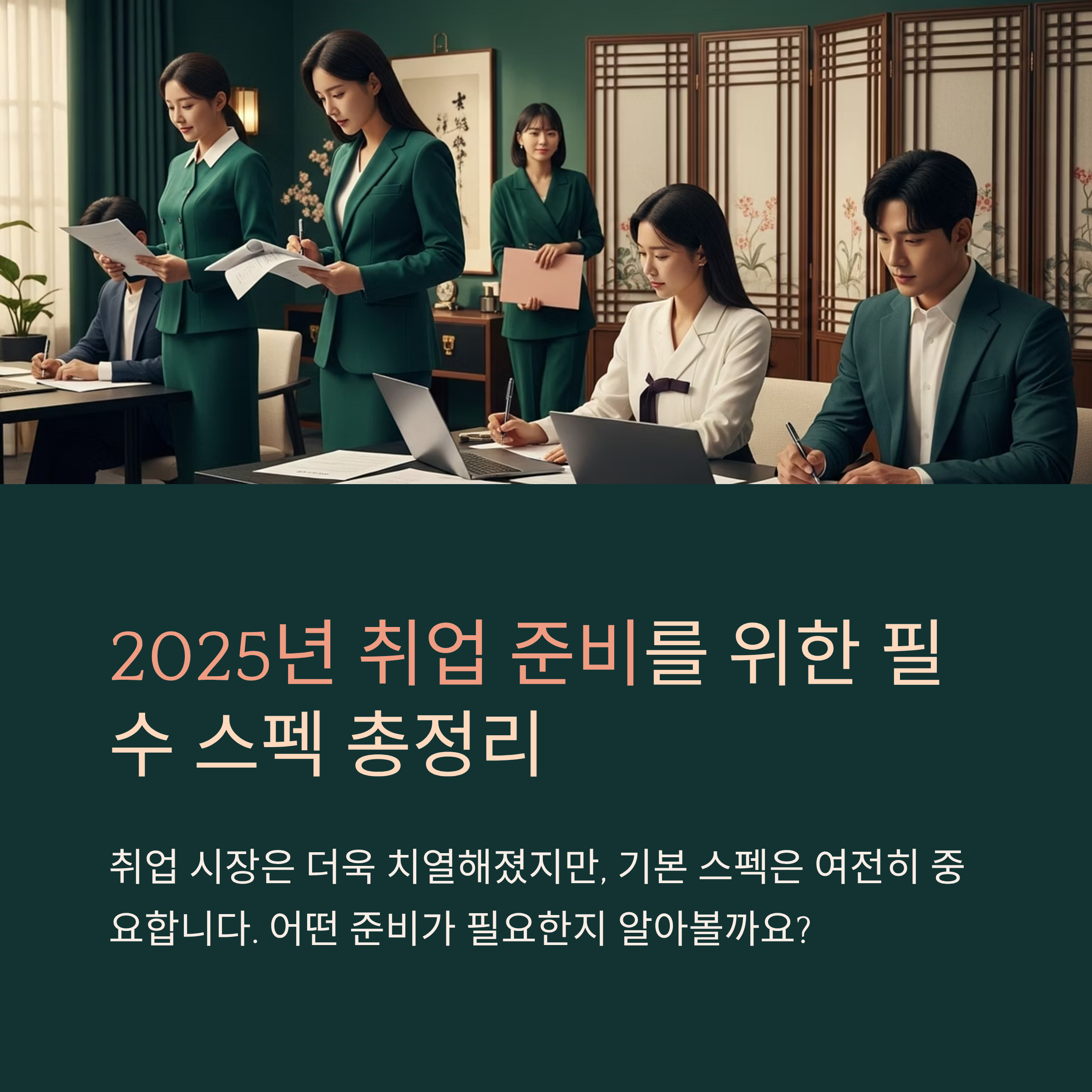 2025년 취업을 위한 기본 스펙 총정리
