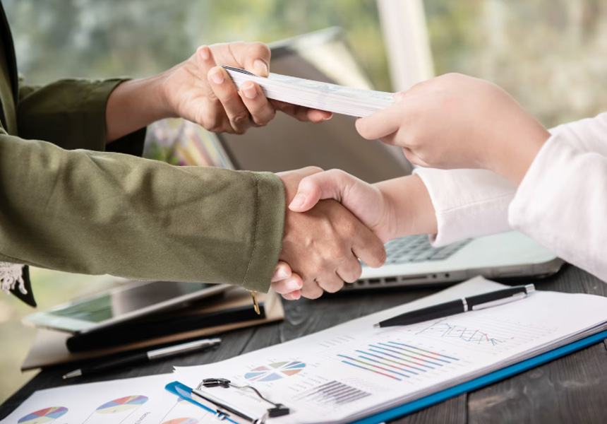 주택담보대출 상담 장면