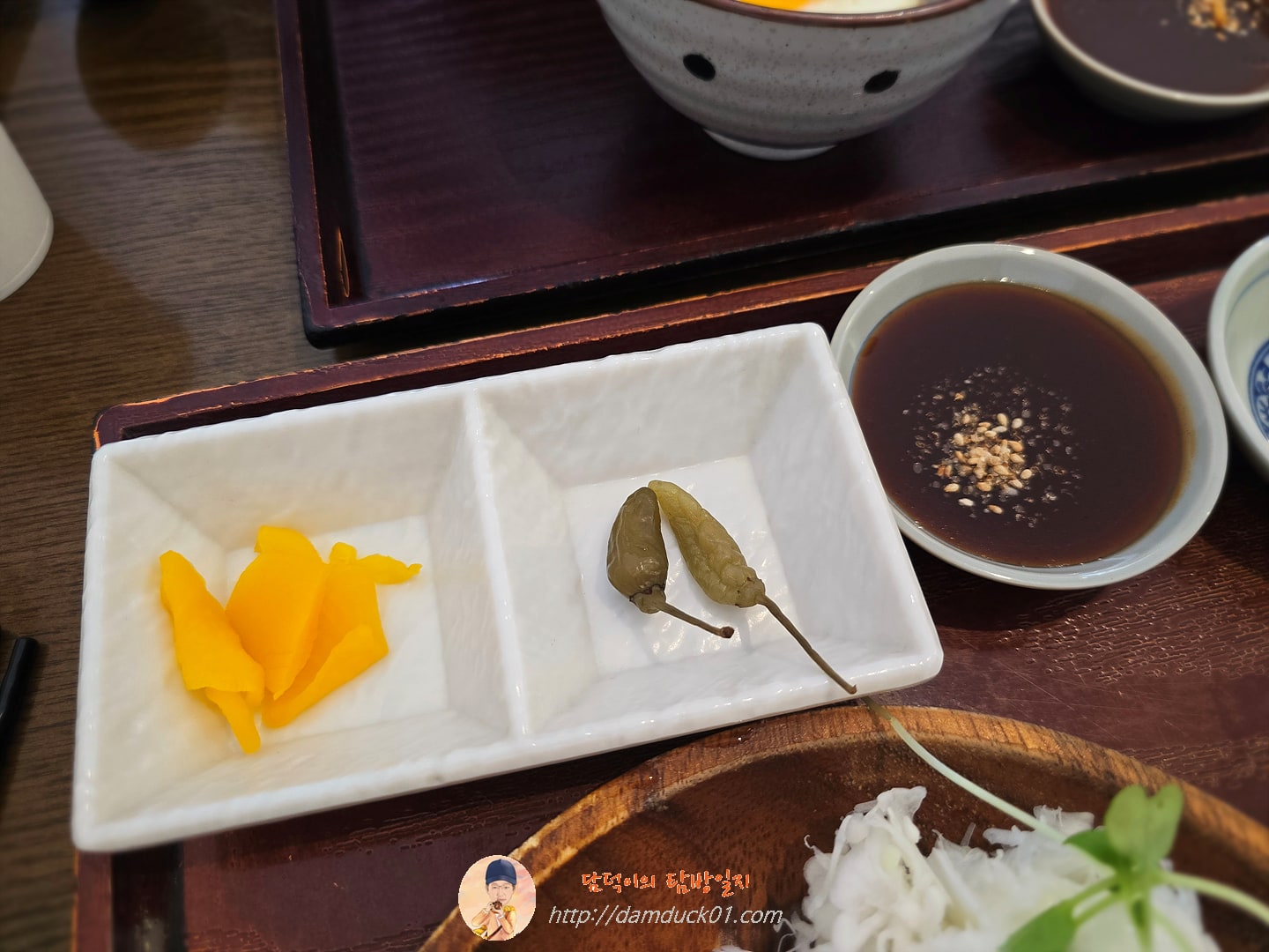 돈카츠 정식 - 돈카츠 B (돈카츠 + 계란밥 + 가케우동)