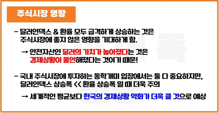 달러인덱스-환율-주식시장-영향