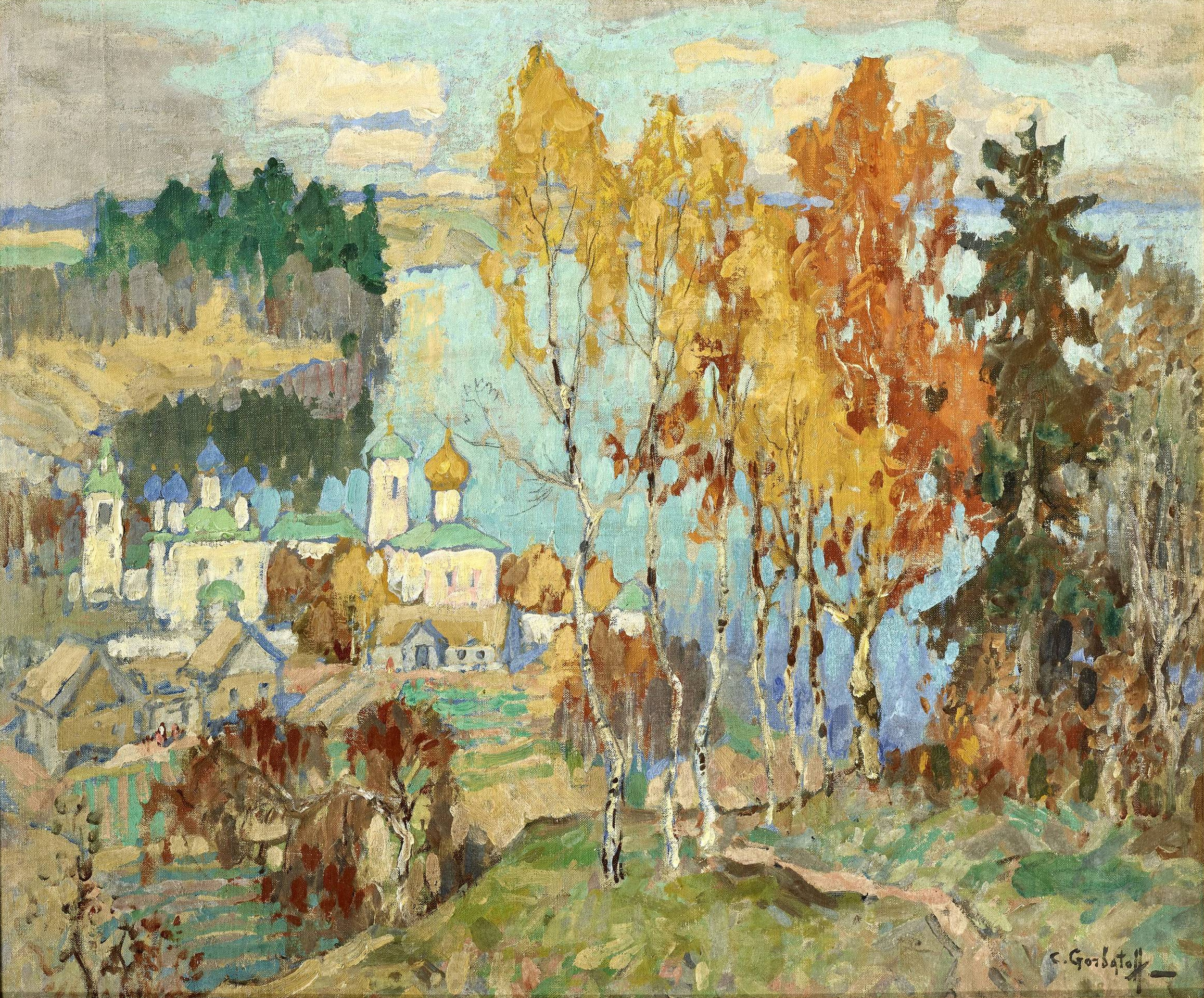 콘스탄틴 고르바토프(Konstantin Gorbatov), 러시아, 화가, 1876-1945