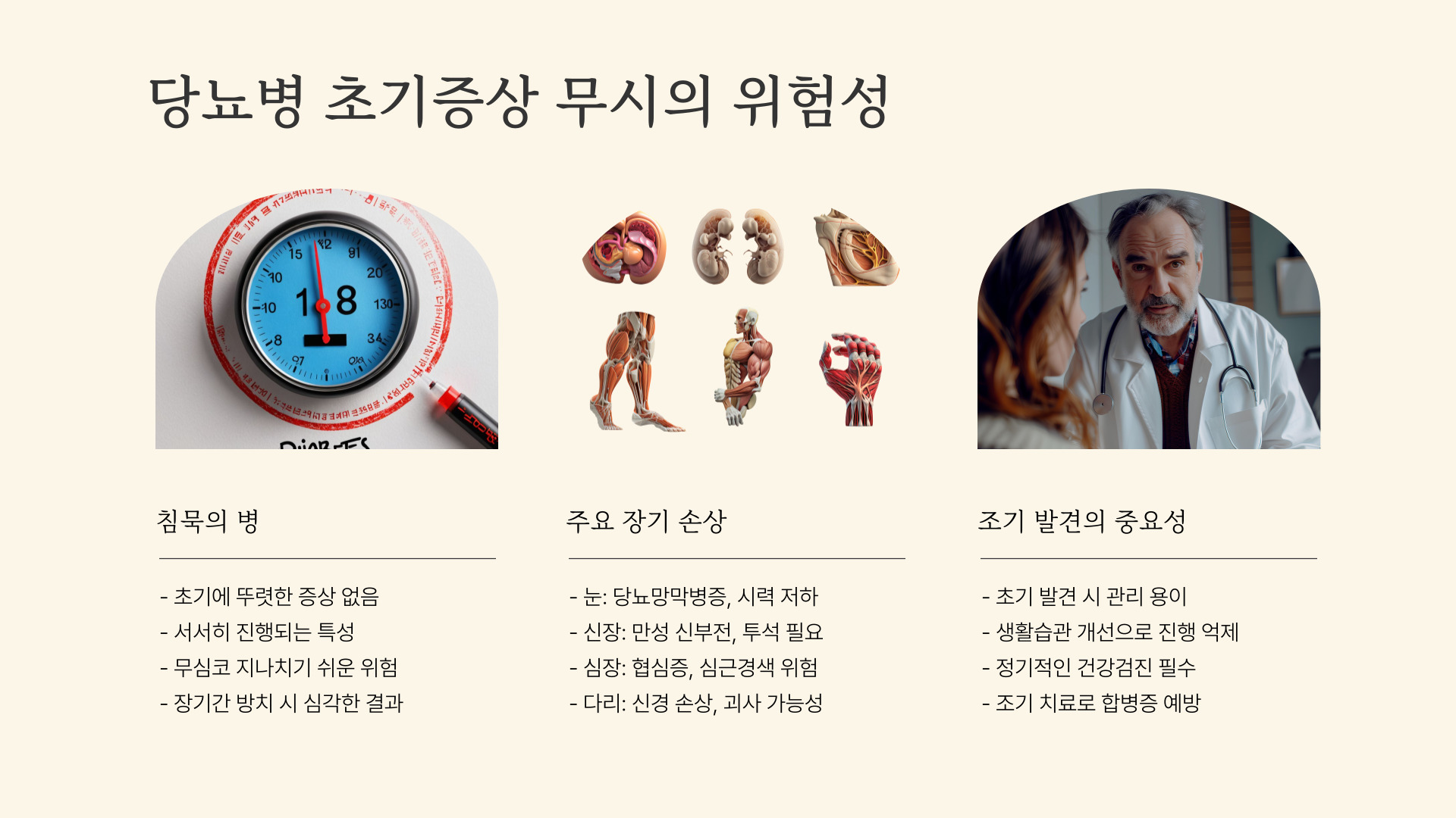 당뇨병 초기증상