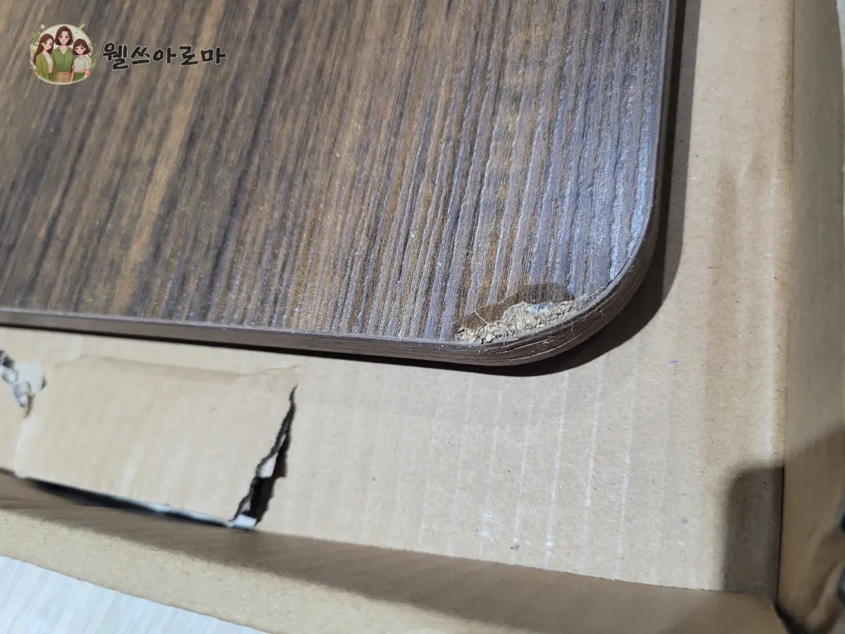 앱코-듀얼스탠드-모니터받침대-파손