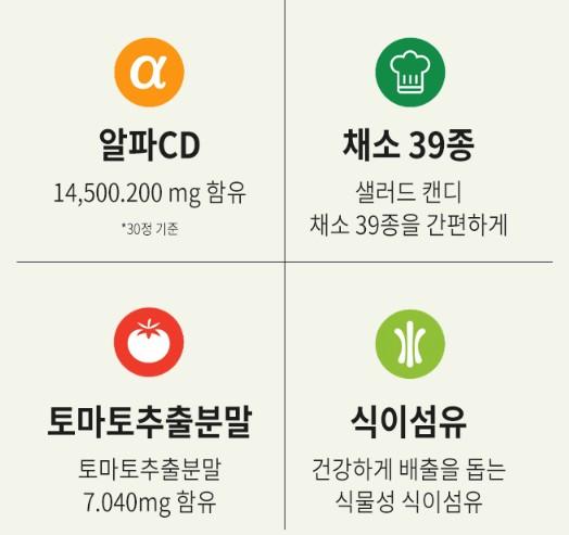 채식습관 베지테리컷 성분