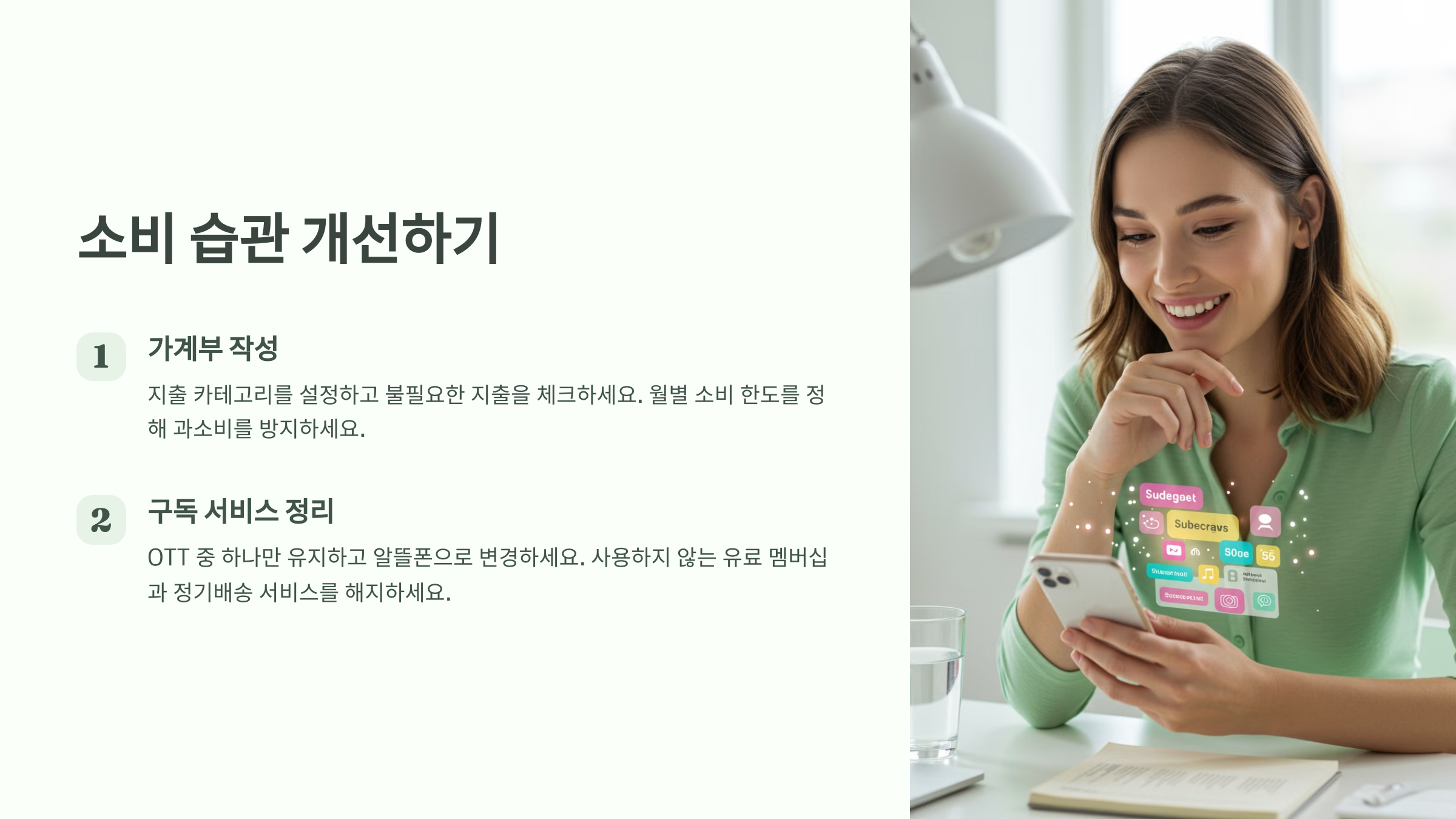 소비 습관 개선하기