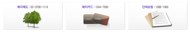 복지제도-복지카드-단체보험-문의처-안내하는-화면