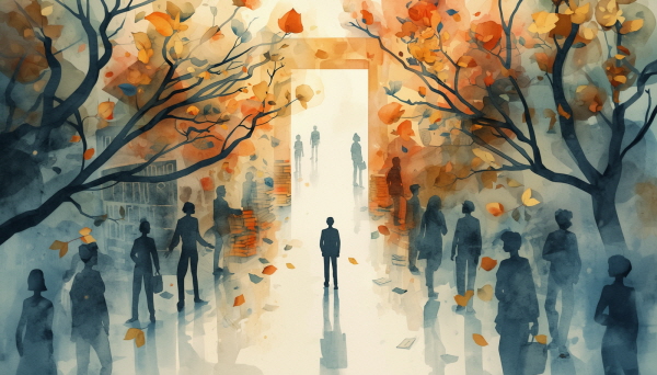 INTP는 의미와 이해, 그리고 탐구를 중요하게 생각하는 유형입니다. 그래서 삶의 의미를 찾을 수 없다고 느끼거나, 자신의 생각과 가능성이 막혀 버렸다고 느낄 때 깊은 절망을 경험할 수 있습니다에 관한 그림입니다