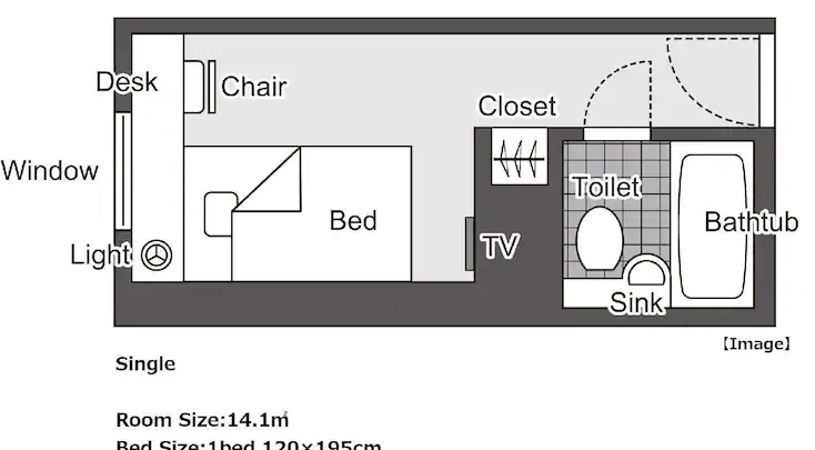 우메다 역 근처 위치 좋은 뉴 한큐 오사카 호텔 스탠다드 싱글룸 솔직후기