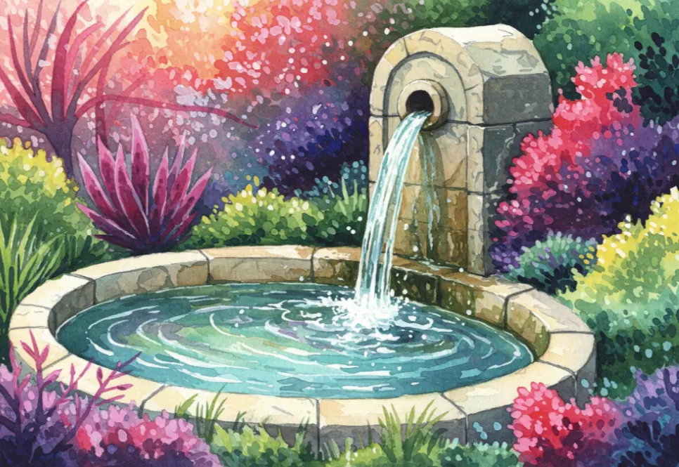 우물에서 맑은 물을 길어 올리는 꿈