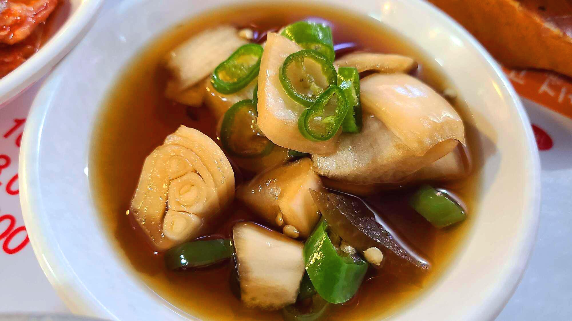 종로빈대떡-부평점-장아찌