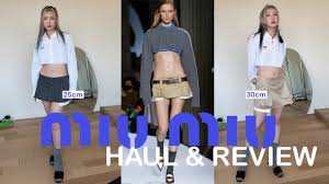 미우미우 마이크로 미니스커트