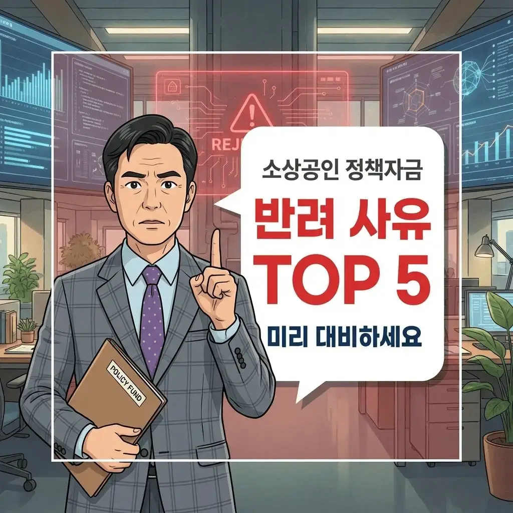 2026 소상공인 정책자금 대출 부결 사유 완벽 방어 가이드 아바타 이미지
