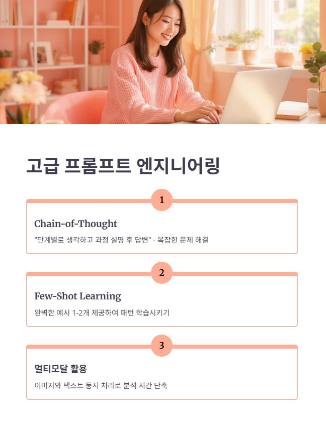 고급 프롬프트 엔지니어링 적용 노하우