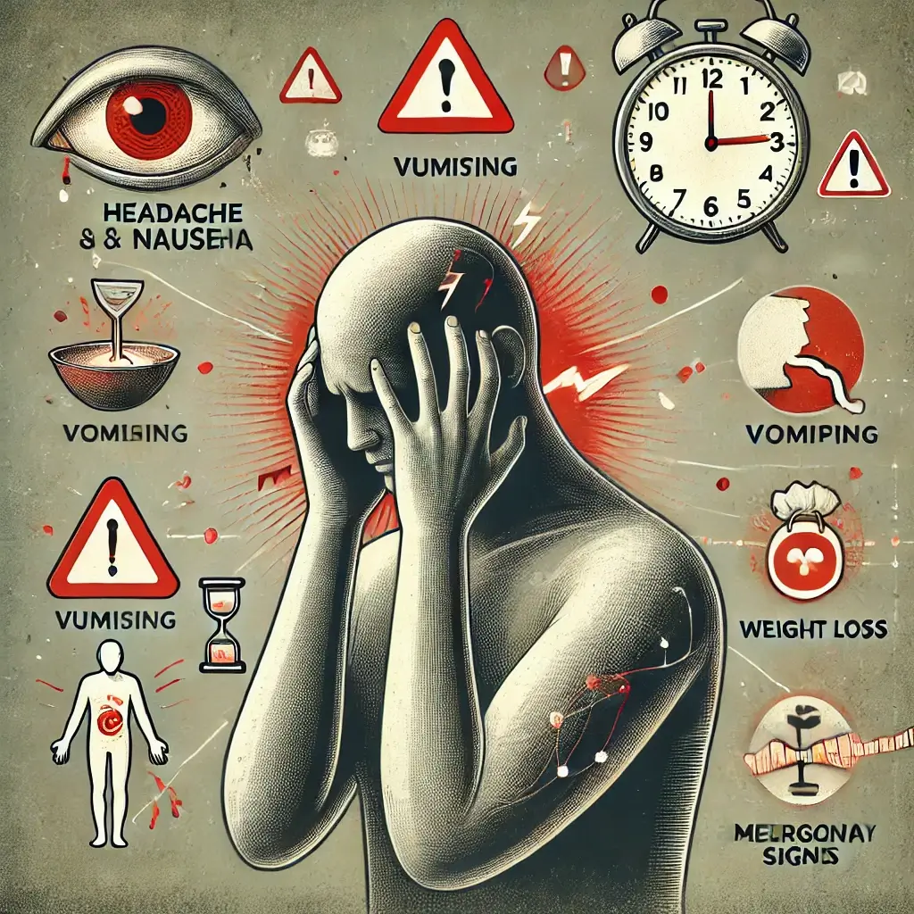 두통과 속 울렁거림이 지속될 때 주의 점