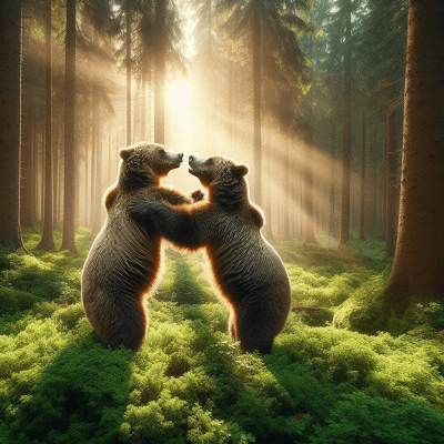 곰들이 싸우는 꿈