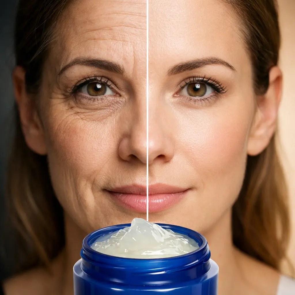 눈밑 주름 개선을 위한 바세린 사용 효과와 전후 비교