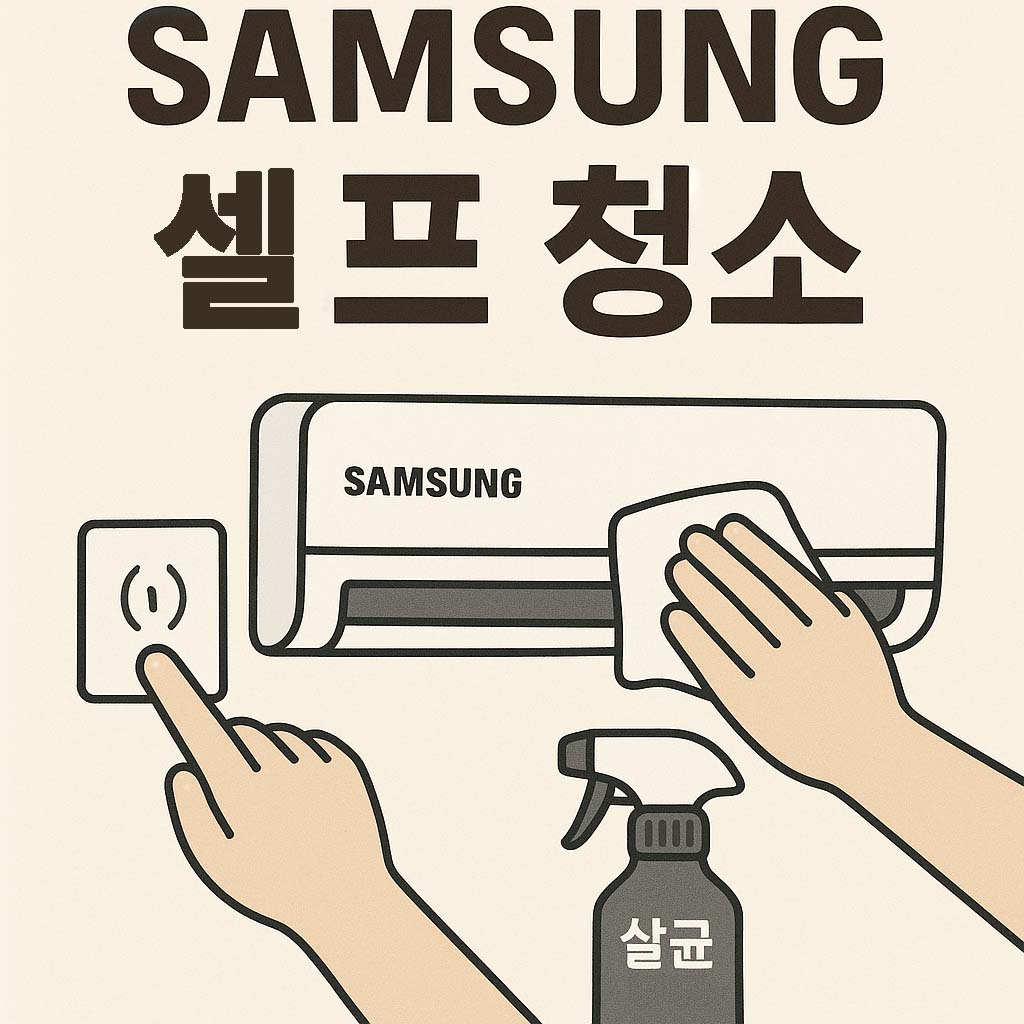삼성에어컨 셀프 청소