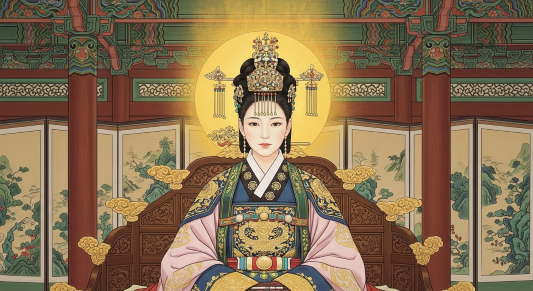 왕비의복,귀금속장식