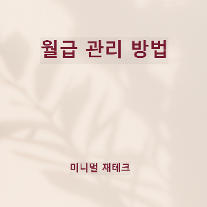 월급 관리 방법, 월급날부터 실천하는 돈 관리 노하우 총정리