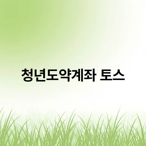 청년도약계좌 토스