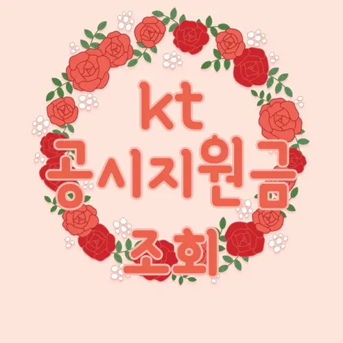 kt 공시지원금 조회