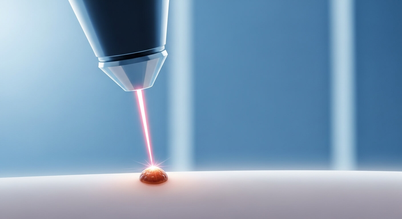 편평사마귀 치료 방법 : 레이저 치료