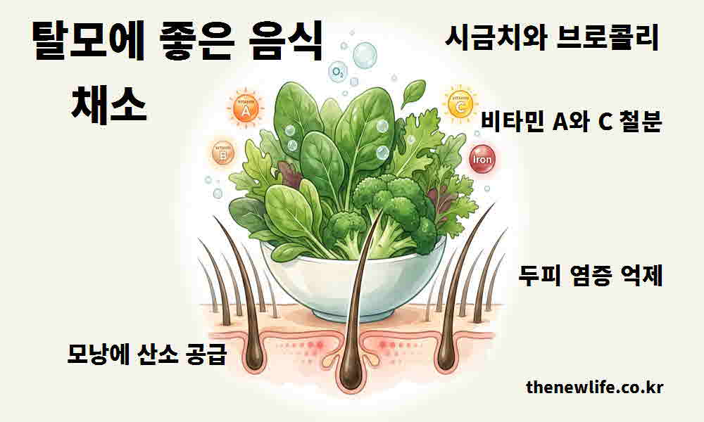 탈모 좋은 음식 채소