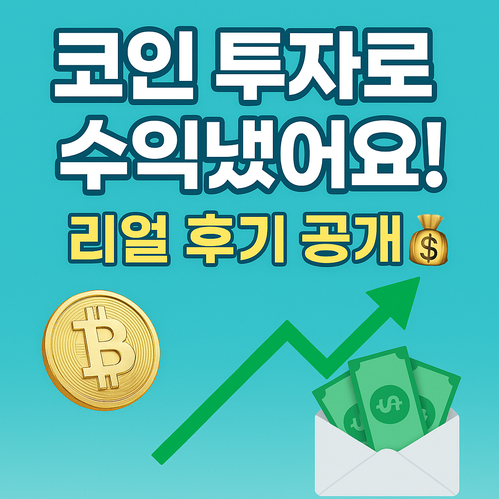 '코인 투자로 수익냈어요! 리얼 후기 공개💰'