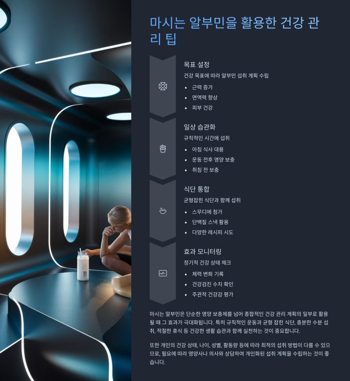 마시는 알부민 효능 9