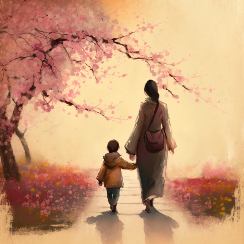 Mother and son