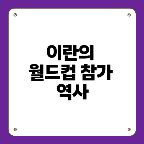 이란의 월드컵 참가 역사