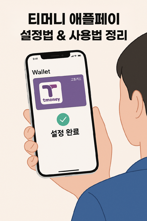 티머니 애플페이 설정 이미지