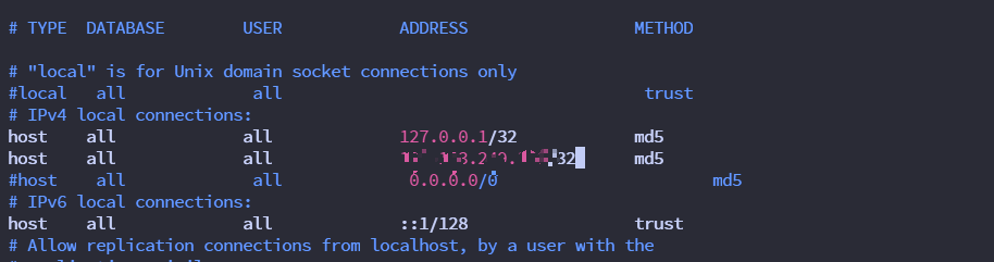 특정 IP 또는 모든 IP를 오픈하고 저장