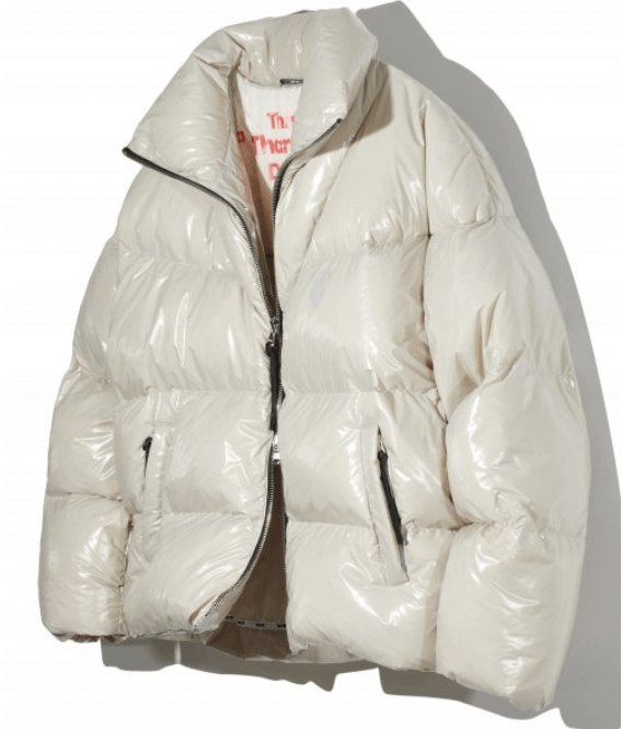 유광 패딩 사진